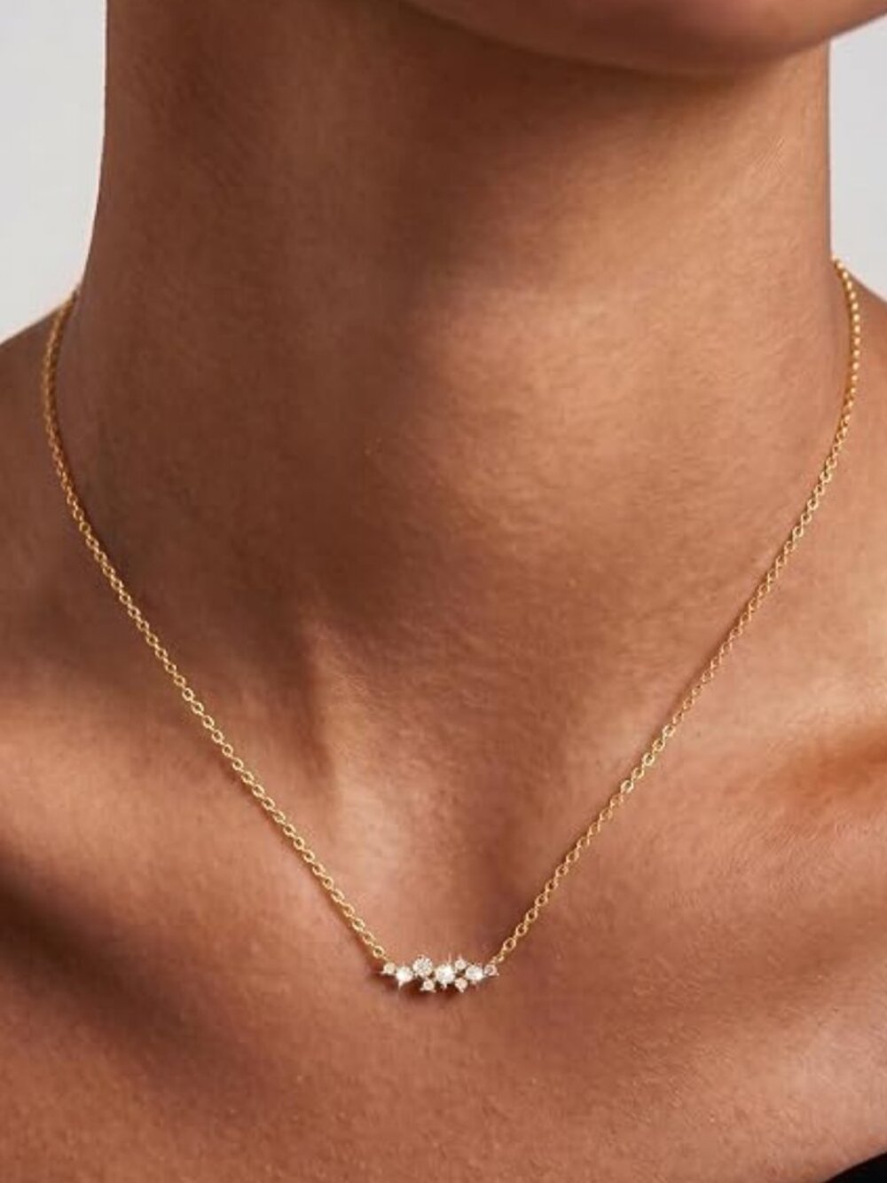 Freekiss Gold Pendant Necklace for Women Non Tarnish Waterproof Jewelry